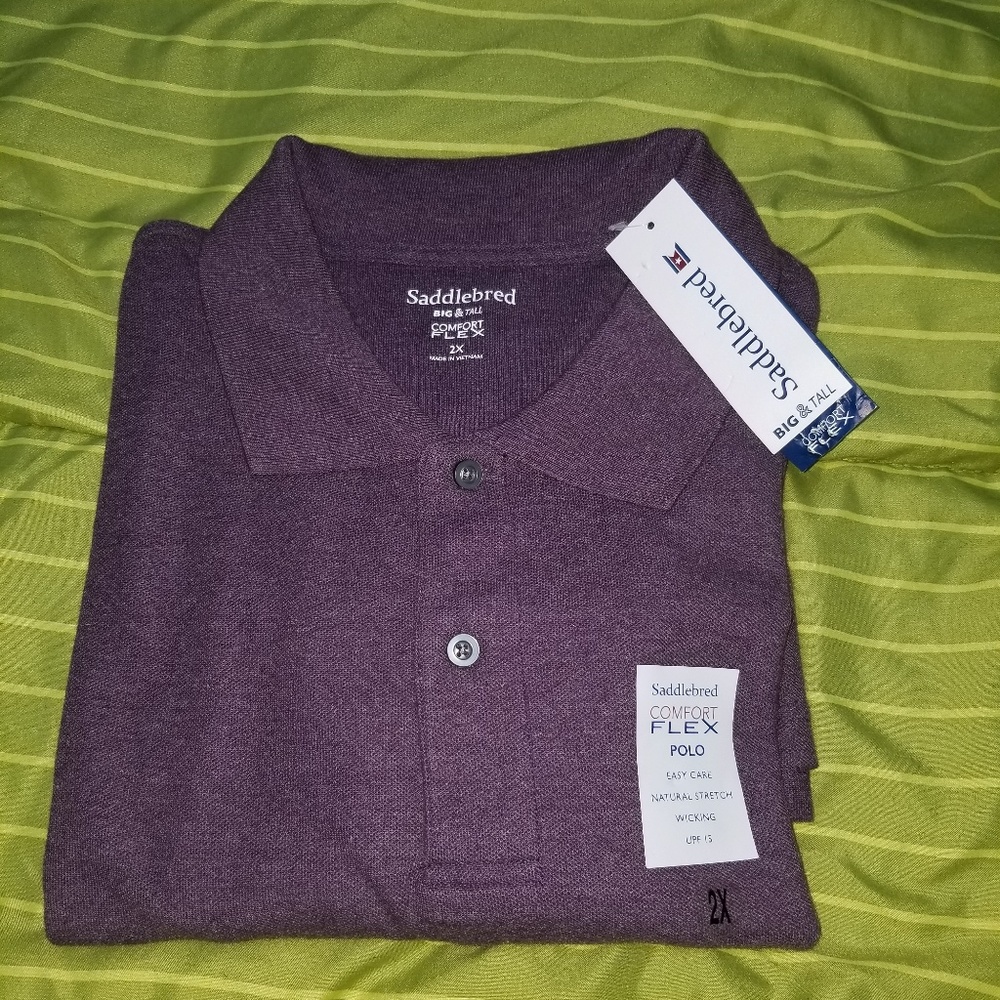 Mens Polo shirt 2x🔵NWT🔵